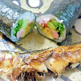 今日の恵方巻き